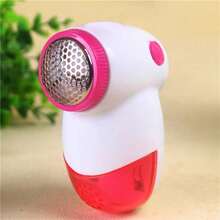 Fabric Shaver Lint Remover Lint Shaver Defuzzer Sweater Shaver For Clothes And Furniture Rechargeable Remover - Red - View 6