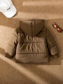 秋冬新款韩版青年男童厚夹克，字母刺绣立领休闲拉链外套