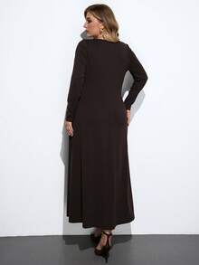 Maija Đầm dài tay dáng rộng, thiết kế bất đối xứng, phụ kiện kim loại, kiểu dáng thời trang nghỉ dưỡng thoải mái, phù hợp cho lễ hội âm nhạc, kỳ nghỉ biển, thường ngày, lãng mạn, du lịch thành thị, thích hợp cho các buổi đi chơi, tiệc tùng, đám cưới, dự tiệc, phong cách cổ điển, mùa tốt nghiệp, công sở thường ngày, trang phục văn phòng, thanh lịch cổ điển giản dị, đi làm thành thị, phong cách giống biên tập viên tạp chí, trang phục dự tiệc du lịch thành thị, quyến rũ. - Cà phê nâu - Xem 2