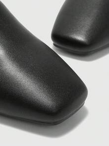 CUCCOO BIZCHIC Damskie czółenka na wysokim obcasie z klamrą, modne, do noszenia na co dzień - Czarne - Zobacz 7