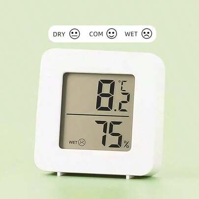 4 יחידות היגרומטר דיגיטלי מדחום פנימי, [רענון מהיר] [מחוון נוחות גדול] מד טמפרטורת ולחות בחדר יסודות לבית עם חיישן מדויק, לחדר שינה, חדר תינוקות, חממה
