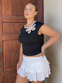 Nezia Cruz Women Summer Fashion Short Sleeve T-Shirt