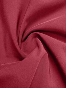 GlowEve Ladies Weave Casual Commuting Autumn Shirts - Red - View 5