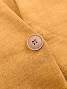 EMERY ROSE 女式复古优雅图案七分袖上衣和裤子套装 - 彩色 - 查看 4