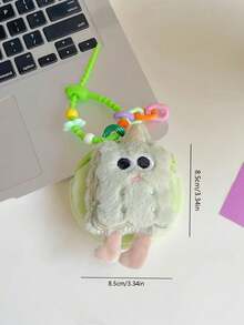 Cookie Coin Purse - Cute Biscuit Keychain Pouch For Money, Keys & Earphones