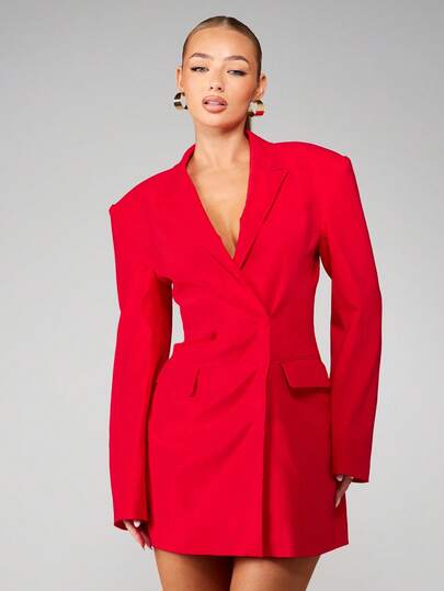 missguided asymmetric blazer dress Bec + Bridge | Augustin Asym Maxi Dress Dark Chocolate/Snow