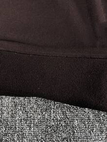 POPSWAY Calça Jogger Casual Reta e Solta com Estampa Floral Gótica Plus Size, Adequada para Formatura, Volta às Aulas, Roupas de Professor - Café - Visão 6