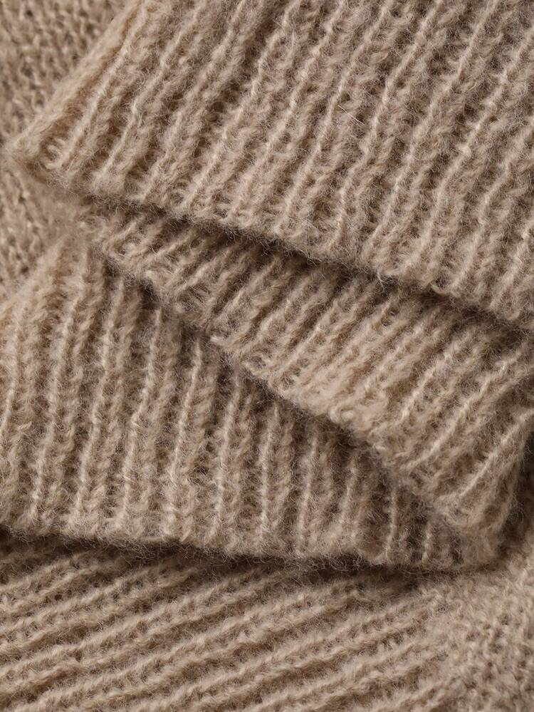 Women's Bow Jacquard Pullover Knit Sweater