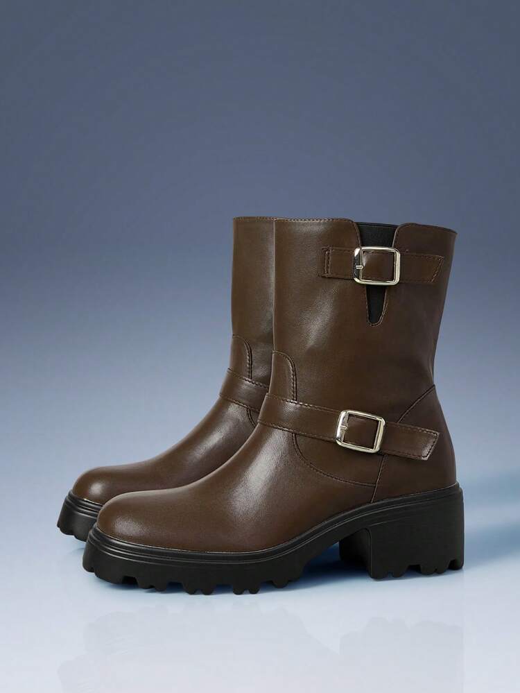 CUCCOO GRLICON Women's Ankle Boots, Y2K Style, Punk, Biker, Cool Girl Outfit, Suitable For Halloween, Christmas, Party