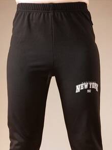 SUMWON Ensemble Sweat-shirt-shirt et leggings coordonné New York Manhattan pour préadolescentes, tenue de loisirs décontractée