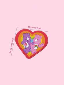 Care Bears X PETSIN 1PC Pet Cat Dog Universal Gradient Love Bear Cartoon Cute Pattern Printed Plush Warm And Comfortable Dog Sleeping Pad - Love floor mat - View 10