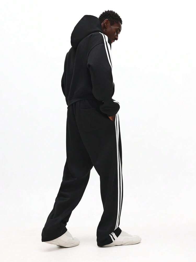 Hoodie Co-Ord Set With Side Stripes