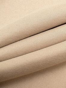 Manfinity ZONE917 Sudadera con capucha de ajuste holgado y caída de hombros en color caqui, talla estándar