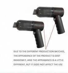 1 件车载家用吸尘器，便携式大功率无绳干湿两用吸尘器，迷你无线手持式家用除尘器，适用于家庭和汽车，吸力强劲，可充电