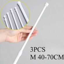 1pc/3pcs No-Drill Expandable Curtain Rods, Stainless Steel Retractable Rod, Closet Organizer Room Decor Home Decor Decor Bedroom Decor Dress Pants Shoes Jeans Boots Skirtbedroom,Organizer,Organiser,Home Storage,White T Shirt Women,Black Pants Women,Ladies Winter Clothes,Dress,Winter Clothes For Ladies,Elegant Woman Dresses,White Shirt For Ladies,Long Sleeve,White Jumpsuit For Women,Spring Dresses For Women,Spring Outfits For Women,Spring,Spring Clothes,Minimalist,Summer Tops