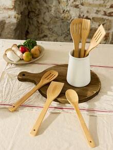 Cirelle 1 chiếc dụng cụ nhà bếp chuyên nghiệp cán tre, dụng cụ nấu nướng thiết yếu, dụng cụ làm bánh, quà tặng đầu bếp, dụng cụ bền bỉ cho gia đình và nhà hàng. - Nhiều màu - Xem 12