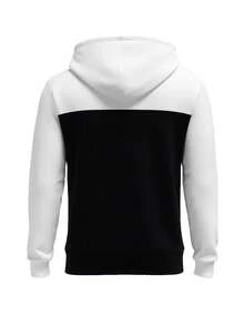 Le Coq Sportif Men's Full Zip Hoodies Black - Black and White - View 2