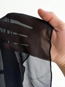 Whyspr Váy dài thắt eo họa tiết chắp vá màu tương phản phong cách Gothic cỡ lớn dành cho nữ - Màu tím hoa cà - Xem 8