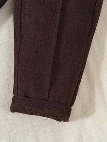 4pcs Back To School Children Boys Gentleman Outfit Set, Including Long Sleeve Shirt With Bowknot, Vest, Long Sleeve Blazer, Pants, Suitable For Birthday, Wedding, Christening And 1st Birthday Party, Children's Competition Performance Wedding Formal Suit - Multicolor - View 7