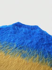 ROMWE MEN Street Life Áo len dài tay kẻ sọc phối màu thời trang thường ngày dành cho nam - Nhiều màu - Xem 7