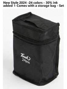 1 Set Tip Markers, Watercolor Pens, Highlighters, Painting Brushes Children Drawing Art Supplies Kit, Smooth Writing, Suitable For Drawing, Marking On Paper, Fabric, Clothing, Wood, Metal, Plastic, Leather, Back To School Student Stationery And Gifts,Back To School,School Supplies - Multicolor - View 22