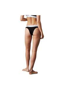 Calvin Klein Women's Thongs - Black - View 4