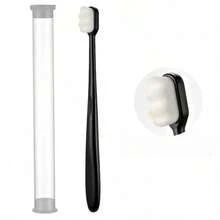 1 Pcs Extra Soft Micro Nano Toothbrush, Ultra Soft Toothbrush, Manual Toothbrushes With Extra Soft Bristles For Sensitive Teeth Gums, For Deep Cleaning At Home For Adults Daily Life - Multicolor - View 8