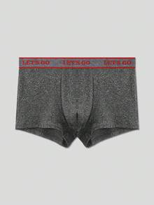 SHEIN 5pcs/Set Men's Simple Printed Boxer Briefs - Multicolor - View 6