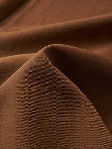 Airaco 现代都市简约单扣通勤西装外套和裤子套装 - 棕色 - 查看 7