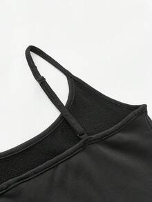 SHEIN EZwear 3件套女士休闲优雅纯色加厚吊带背心，黑色/白色/粉色 - 彩色 - 查看 3