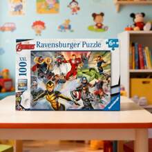 Ravensburger Avengers 100 Piece Jigsaw Puzzle Age 6 Years+ 13261 - Multicolor - View 5