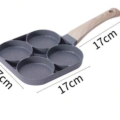 Chảo chiên trứng, Chảo chiên trứng chống dính, Chảo làm bánh mì kẹp trứng, Chảo nướng chia lỗ 3/4, Chảo làm trứng ốp la chống dính, Chảo nấu ăn cho bữa sáng, trứng, thịt xông khói và bánh mì kẹp thịt, luộc hải sản.