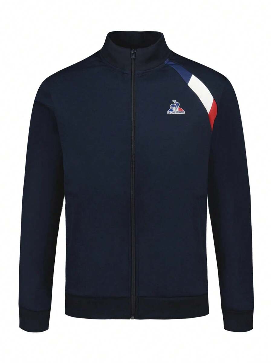 Le Coq Sportif Men's Zipper Sweatshirt Navy Blue - Navy Blue - View 1
