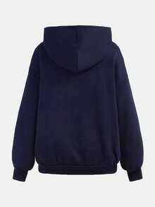 Girlism 2pcs/Set Teen Girls Ditsy Floral Casual Loose Fit Long Sleeve Sweatshirt And Flare Pants, Back To School, Clean Girl Athleisure - Multicolor - View 9