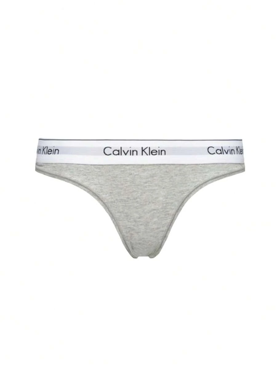 Calvin Klein Women's Thongs - Grey - View 1