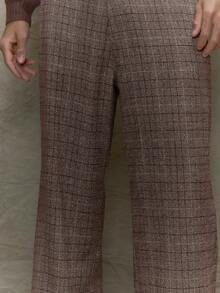 Musero Quần tây ống đứng kẻ caro, kiểu dáng thanh lịch, thích hợp cho mùa Xuân Hè. - Nhiều màu - Xem 2