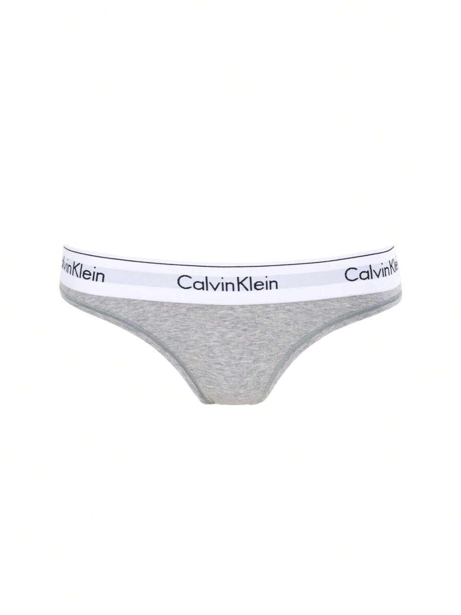 Calvin Klein Women's Thongs - Grey Heather - View 1