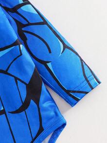 2pcs/Set Baby Boy/Girl Unisex Infant Newborn 0-3Y Funny Superhero Graphic Print Long Sleeve Bodysuit And Cape Set, Cute Costume For Birthday, Holiday Photo Shoot, Suitable For All Seasons Baby Boy Bodysuit Baby Cartoon Clothes Baby Boy Character Clothes Baby Boy Clothes Long Sleeve Baby Casual Sets Infant Boy Clothes Baby Boy Outfit Set Baby Boy Clothes Boys Outfit Sets Fall Winter - Multicolor - View 7