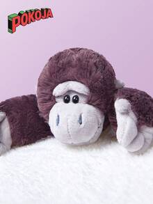 23cm Cute Cartoon Simulation Gorilla Plush Toy, Cute Stuffed Animal Toy, Living Room Sofa Ornament, Birthday/Festival Gift For Friends Or Family,Home Decoration, Gift For, Mother's Day, Friends Birthday,Christmas Gift, Christmas Style Birthday Gift,Christmas Plush Toy,Stuffed Animals>Plush,Monkey Toy,Stuffed Animal,Plushies,Plushie - Dark Grey - View 4