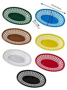 Joivida 1pc | 2pcs | 7pcs Multi-Functional Kitchen: Draining Basket, Vegetable Washing Basket, Fruit And Rice Draining Basket, Plastic Basin, Kitchen Trash Can, Cabinet Door Garbage Rack, Vegetable Basket, Draining Basin,Christmas, Valentine's Day - Multicolor - View 9