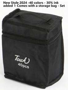 1 Set Tip Markers, Watercolor Pens, Highlighters, Painting Brushes Children Drawing Art Supplies Kit, Smooth Writing, Suitable For Drawing, Marking On Paper, Fabric, Clothing, Wood, Metal, Plastic, Leather, Back To School Student Stationery And Gifts,Back To School,School Supplies - Multicolor - View 19