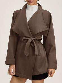 Aveloria Rosie Jachetă nouă, stil coreean, de înaltă calitate, casual, cu talie strânsă, rezistentă la vânt