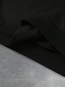 Manfinity EMRG Áo nỉ cổ tròn in khẩu hiệu New York và chân dung hài hước dành cho nam, Áo nỉ mùa thu, Quần áo mùa thu cho nam - màu đen - Xem 4