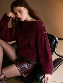 MOTF PREMIUM 鳄鱼纹理腰带短裤，秋冬