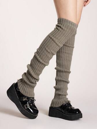 Kawaii Weiße Damen Stulpen