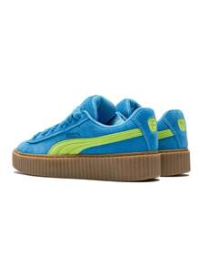 Creeper Phatty Fenty Speed Women's Sneakers Blue 396403 - Blue Yellow - View 4
