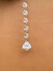 1/5/10 chiếc Chuỗi hạt pha lê 39 inch, Chuỗi hạt đá quý Acrylic, Dùng để treo trang trí trên cửa ra vào, cửa sổ, rèm cửa, đèn chiếu sáng, đồ trang trí ở giữa bàn, đạo cụ đám cưới, Giáng sinh - Nhiều màu - Xem 10