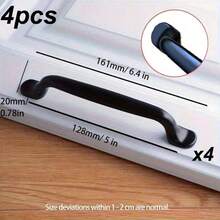 4pcs Metal Cabinet Handles - Versatile Knobs For Kitchen, Drawers & Cupboards - Multicolor - View 21
