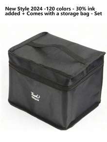 1 Set Tip Markers, Watercolor Pens, Highlighters, Painting Brushes Children Drawing Art Supplies Kit, Smooth Writing, Suitable For Drawing, Marking On Paper, Fabric, Clothing, Wood, Metal, Plastic, Leather, Back To School Student Stationery And Gifts,Back To School,School Supplies - Multicolor - View 35