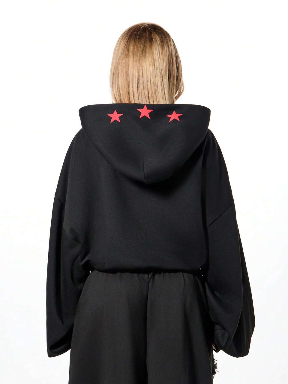 SUMWON WOMEN Wyoming Graphic Hoodie With Star Design